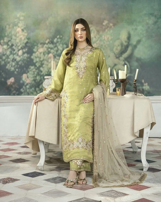 Premium Top Plazo Set With Dupatta