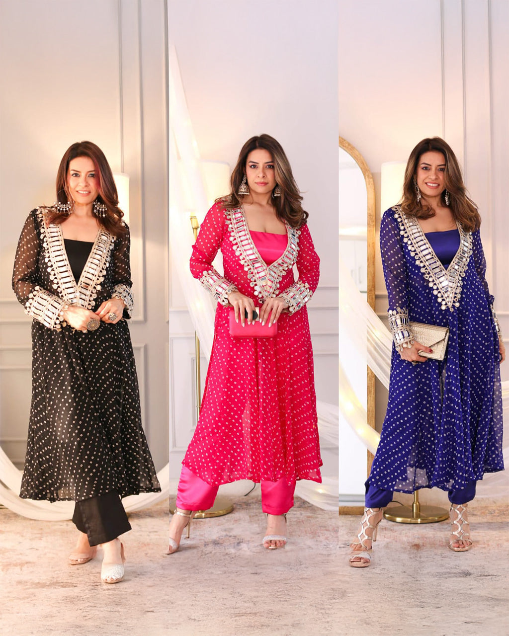 Baggy Style Anarkali Kurti Set