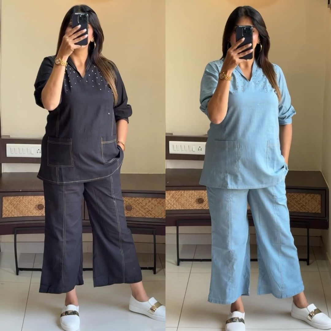 Stylish Hand Work Co-ord Set