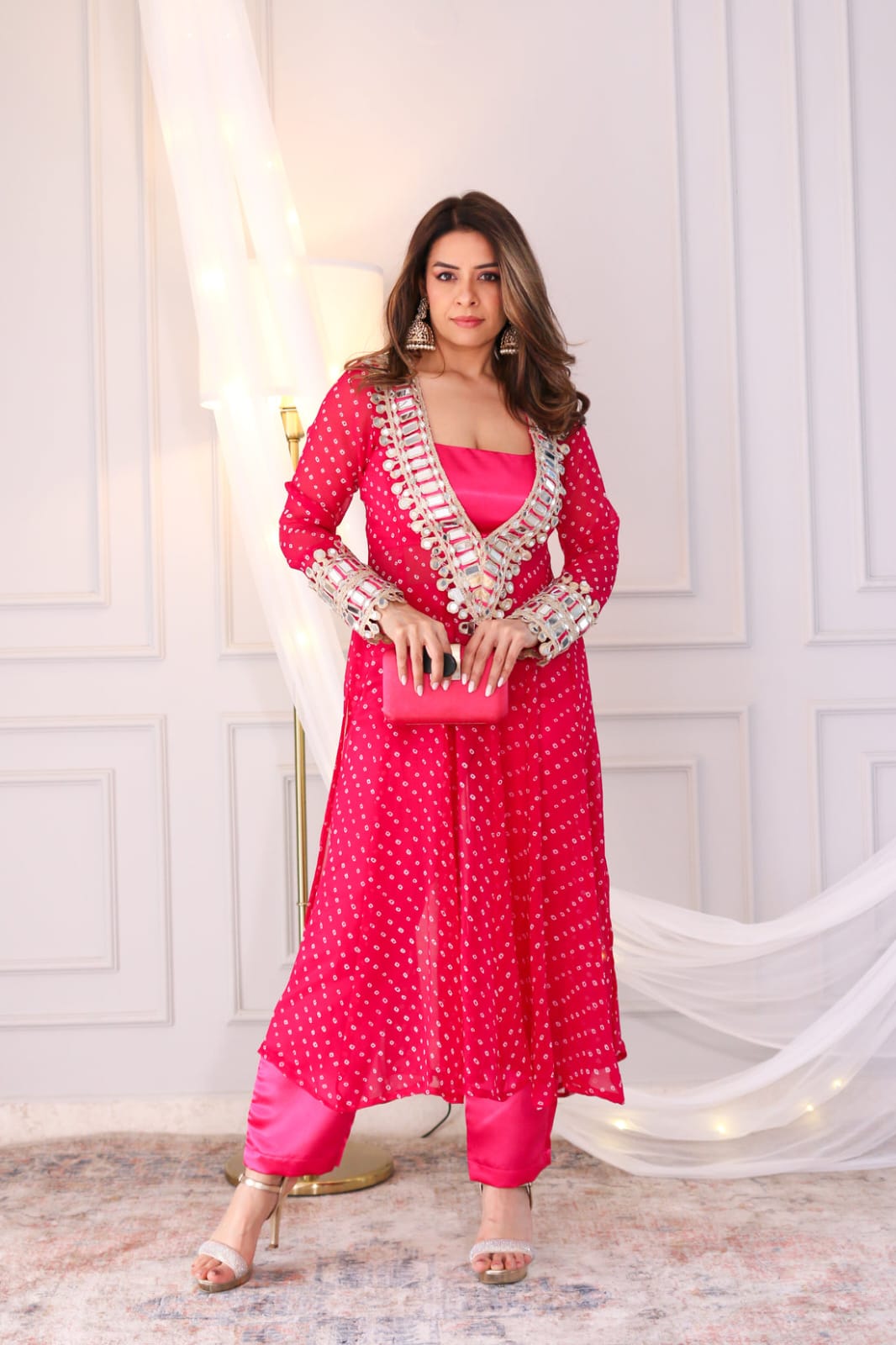 Baggy Style Anarkali Kurti Set