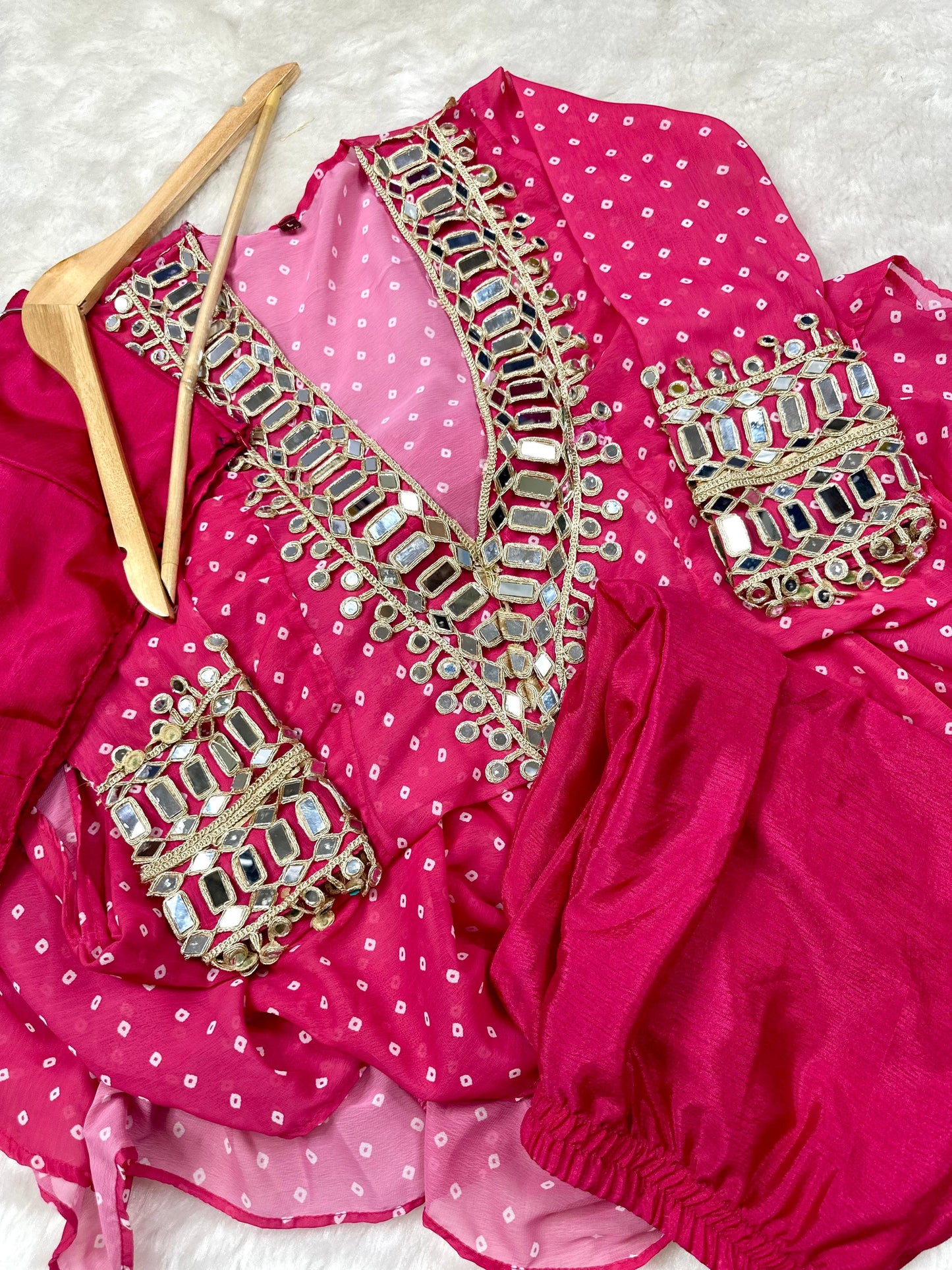 Baggy Style Anarkali Kurti Set
