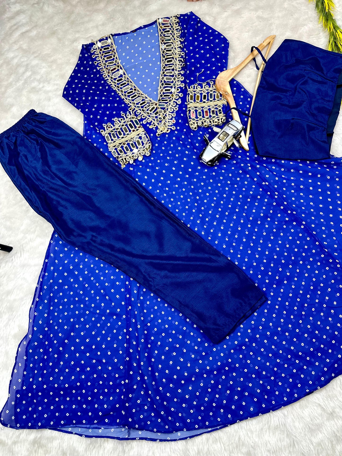 Baggy Style Anarkali Kurti Set
