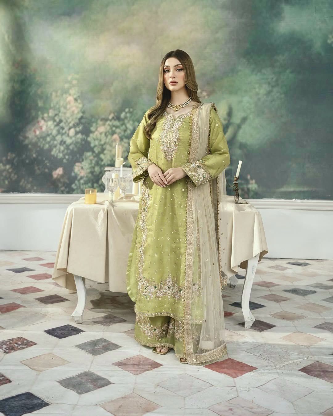 Premium Top Plazo Set With Dupatta